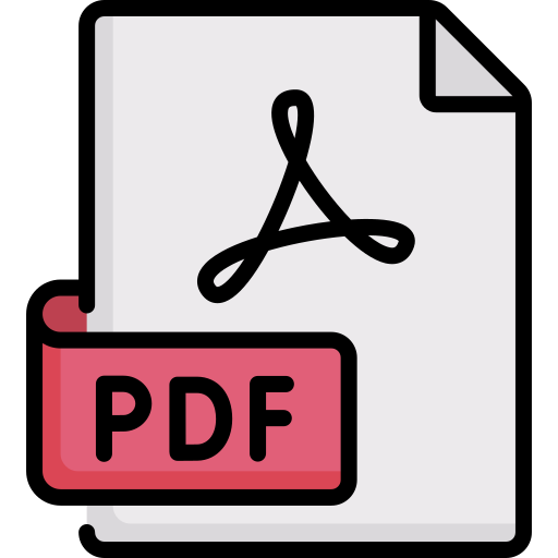 ícone de pdf